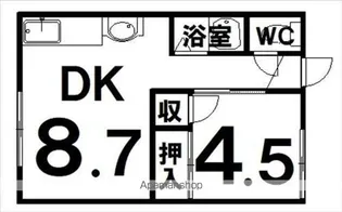 イーストハイツ47【2階】の間取り